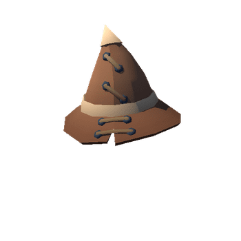 Wizard Hat 03 Brown